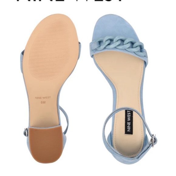 Nine West - Kimba Ankle Strap Block Heel Sandals - Picture 5 of 11